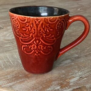Red Boho Coffee Mug